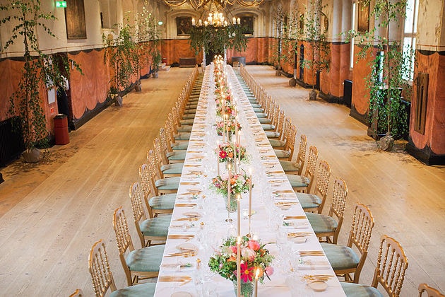 Langbord til bryllup