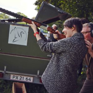 Lerdueskydning for konference