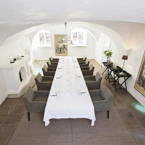 Mødelokale på Holckenhavn Slot på Fyn